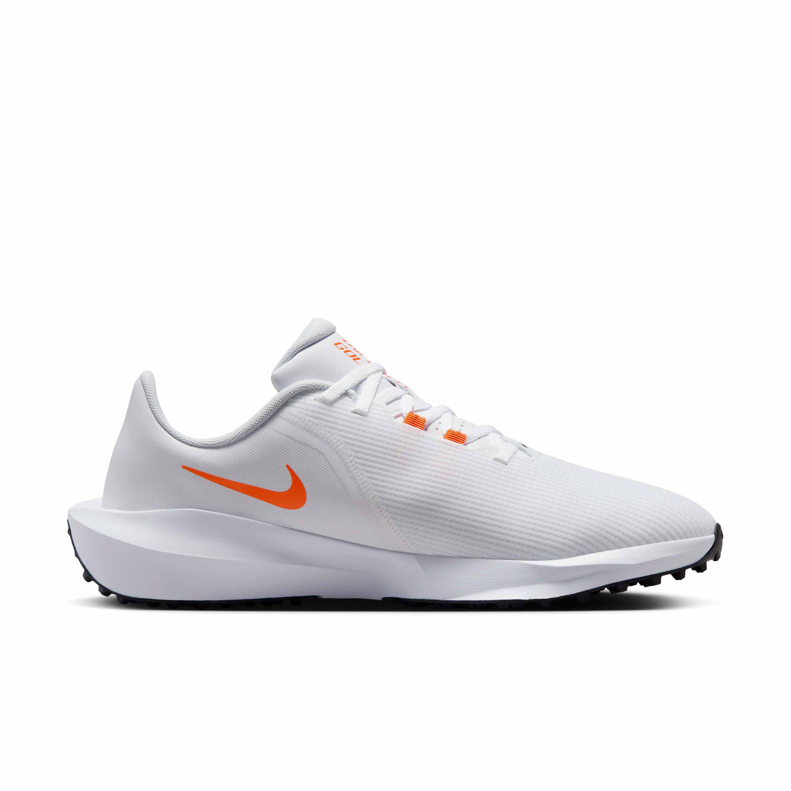 Nike Infinity G NN "White/Black/Orange" Men's Wide Golf Shoe